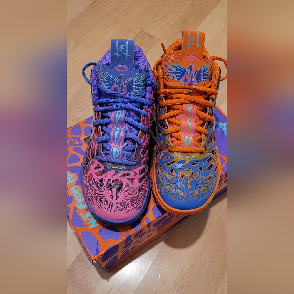 MELO Puma MB.04 Creativity Pack JR size 4 Basketball Sneakers